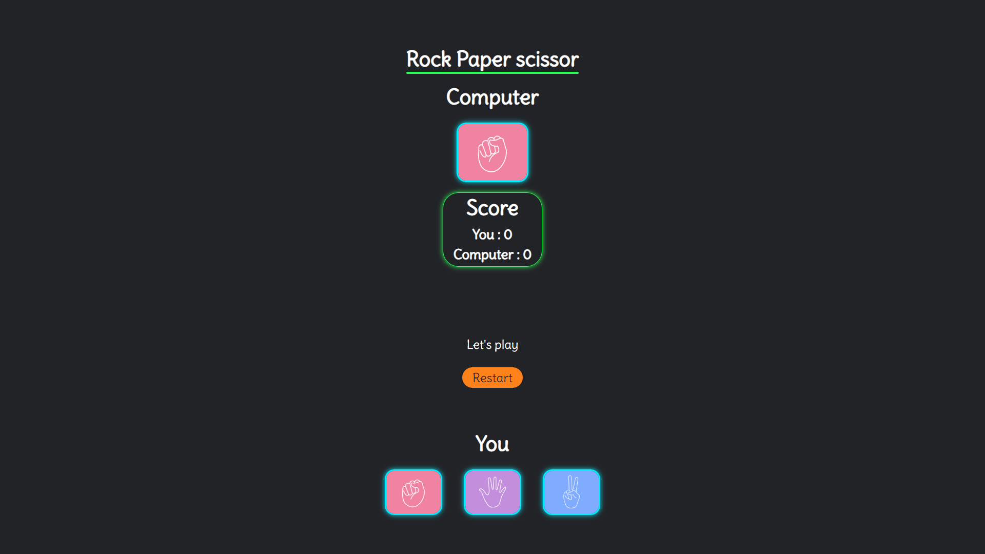 Rock Paper Scissors