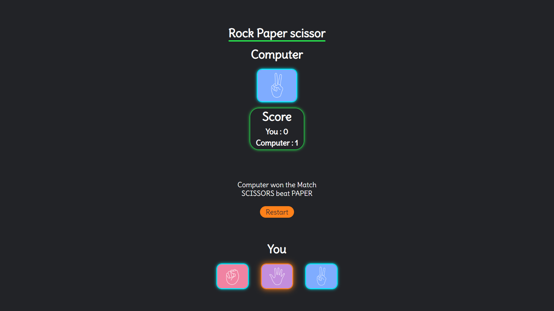 Rock Paper Scissors 1